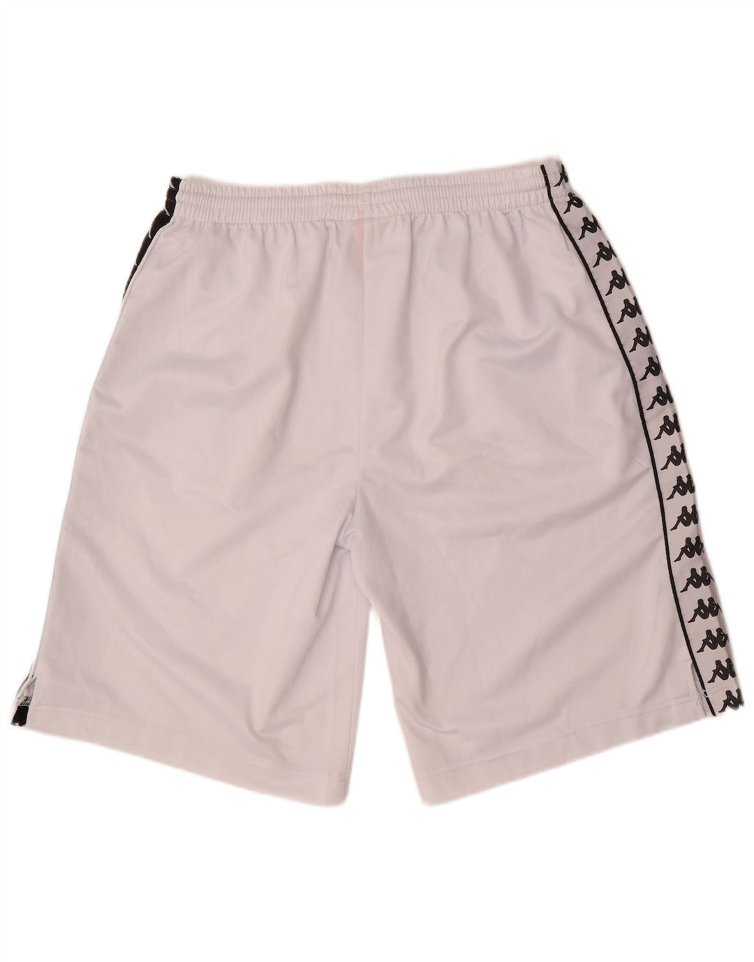 KAPPA Short de sport graphique pour homme XL Blanc Colorblock Polyester