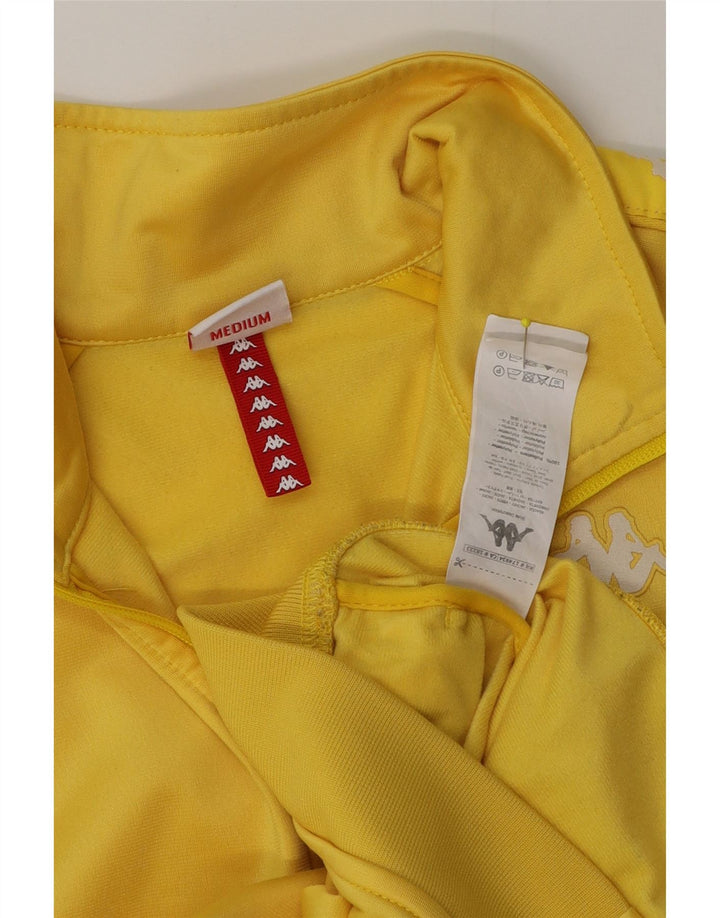 Kappa Veste de Survêtement Graphique Homme Jaune Moyen Polyester