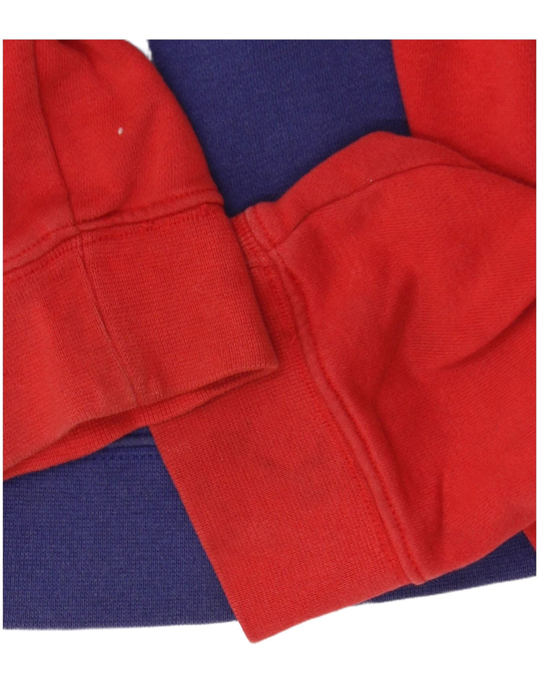 NIKE Pull à capuche zippé graphique pour garçon 12-13 ans Grand color block rouge