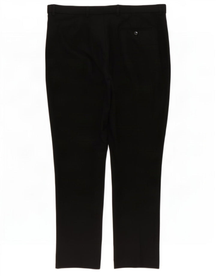 Marks & Spencer Pantalon de costume coupe classique pour homme W38 L29 Noir Polyester