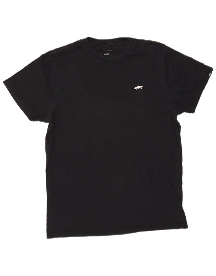 Vans T-shirt ajusté sur mesure pour homme en coton noir moyen