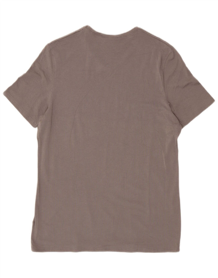 FILA T-Shirt Homme Gris Moyen Coton
