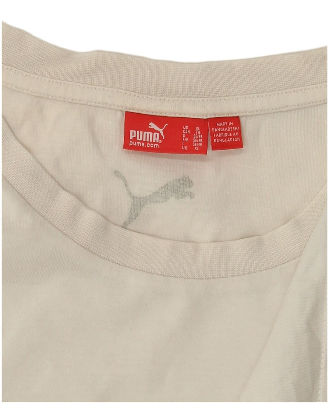 Puma Haut graphique à manches longues pour homme XL Blanc