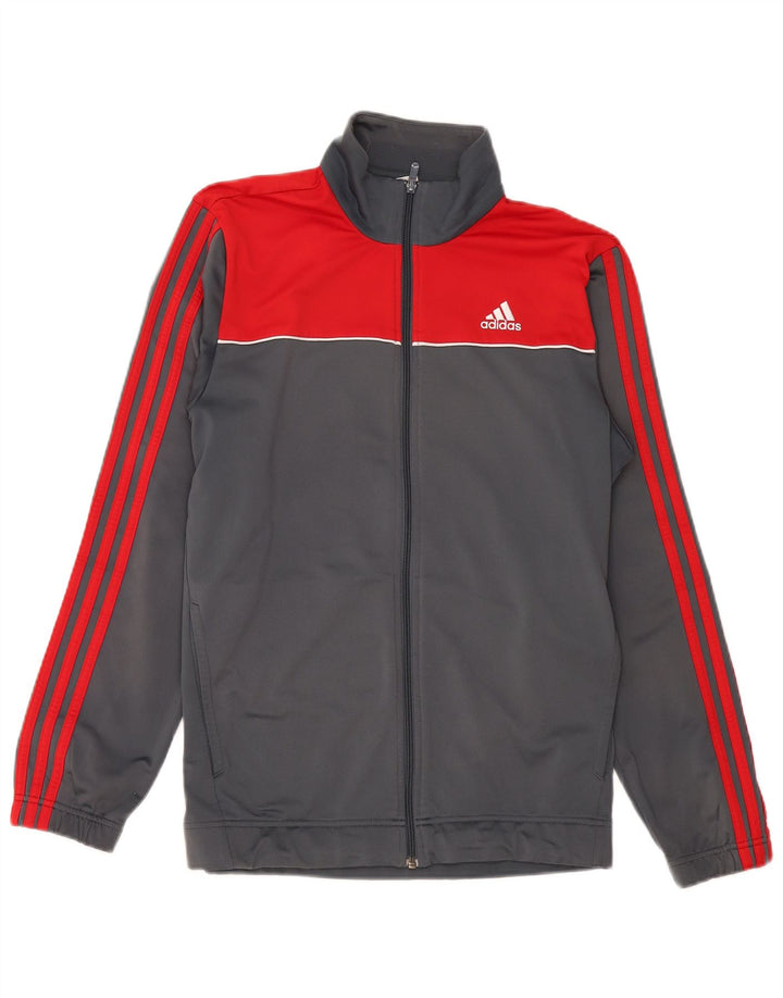 ADIDAS Veste de Survêtement Homme Gris Moyen Colorblock Polyester