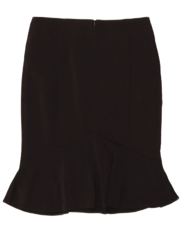 Marks & Spencer Jupe trompette pour femme UK 10 Small W29 Noir Polyester