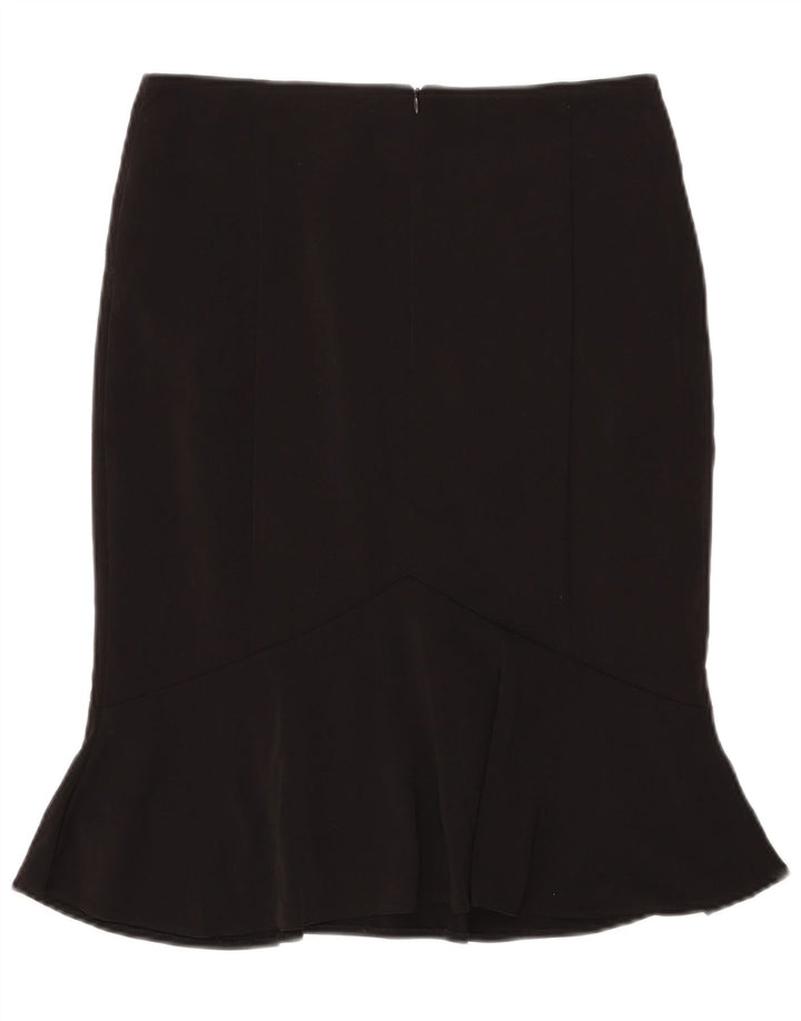 Marks & Spencer Jupe trompette pour femme UK 10 Small W29 Noir Polyester