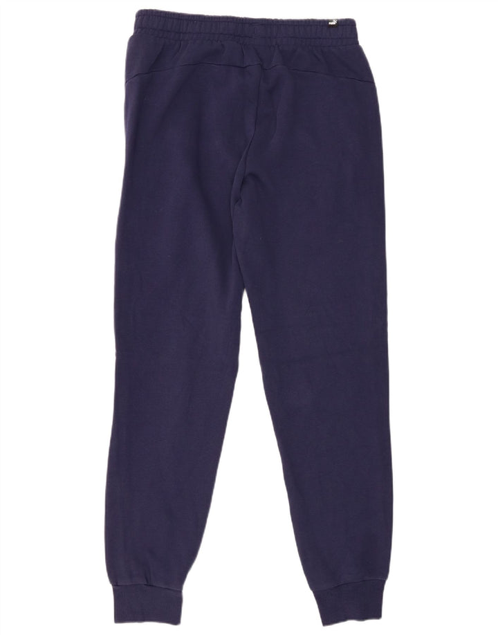 PUMA Pantalon de survêtement pour homme en coton bleu marine moyen