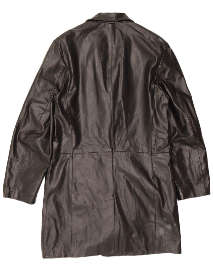 Douglas Manteau en cuir pour homme UK 38 Cuir noir moyen