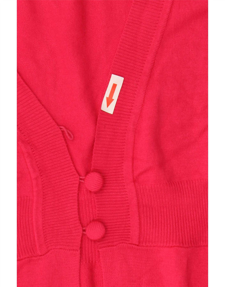 Marks & Spencer Pull Cardigan Femme UK 8 Petite Viscose Rose