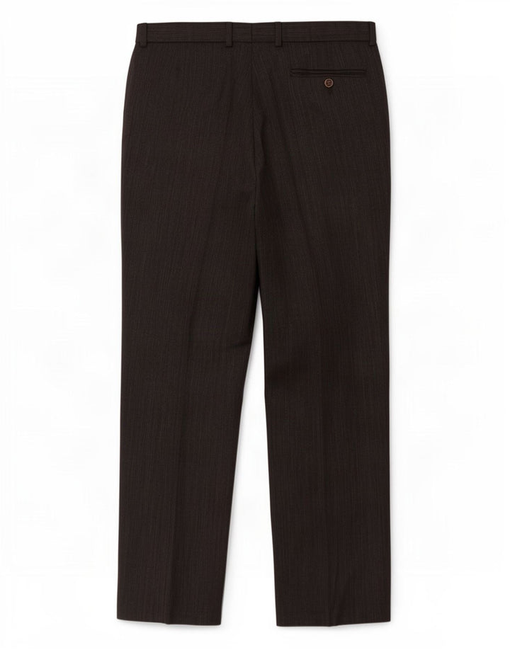 Marks & Spencer Pantalon Chino Droit Homme W34 L31 Gris Polyester