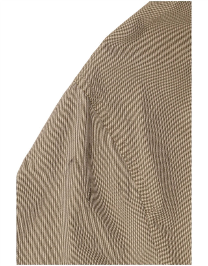 Massimo Dutti Manteau Homme EU 40 Grand Kaki Coton