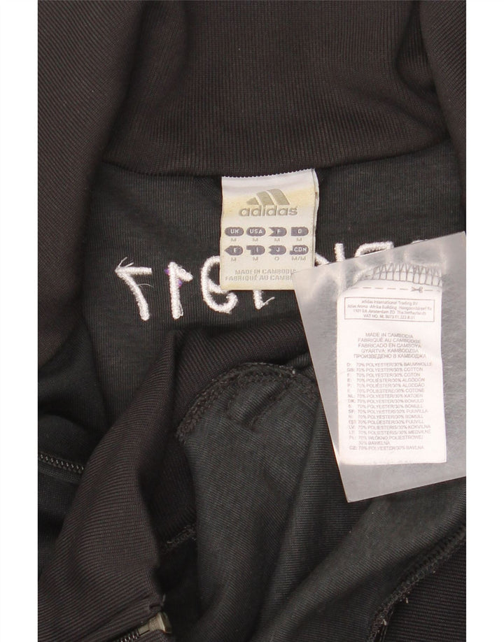 Adidas Veste de survêtement graphique pour homme Noir moyen Polyester