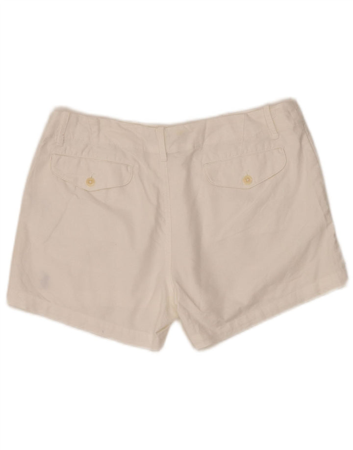 Ralph Lauren Short Chino Femme US4 Petit W30 Coton Blanc