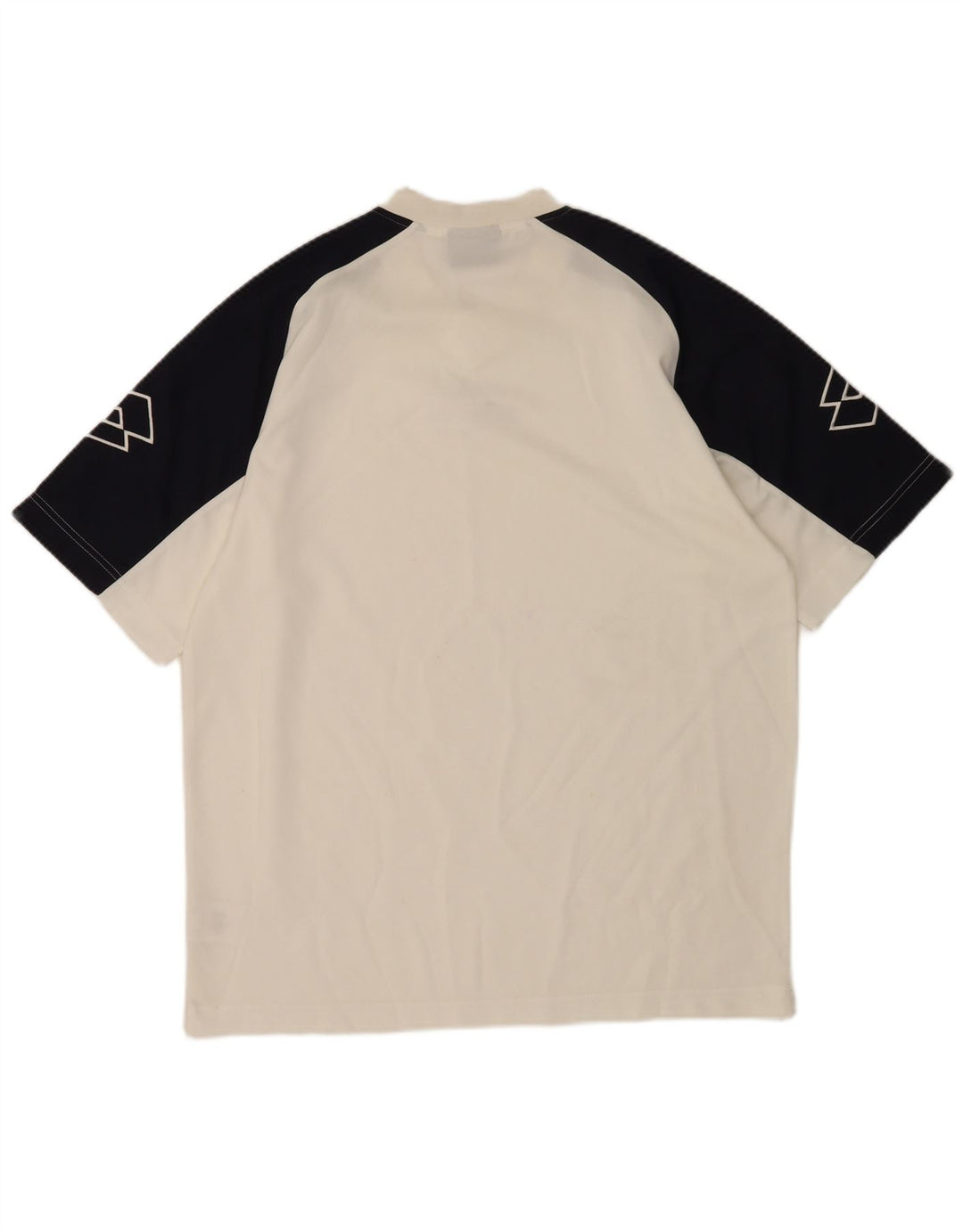 Lotto T-shirt graphique pour homme XL Blanc Colorblock Polyester