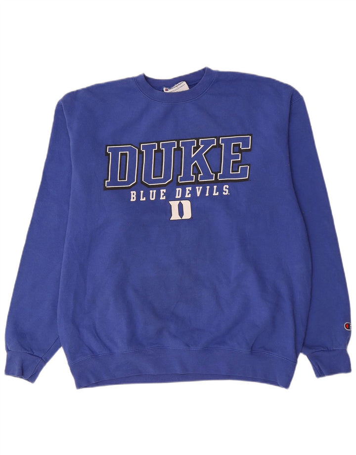 Champion Sweat-shirt graphique de basket-ball Duke Blue Devils pour homme Taille L