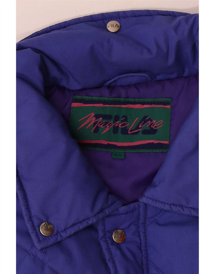 Veste matelassée Fila pour homme IT 50 Large Bleu