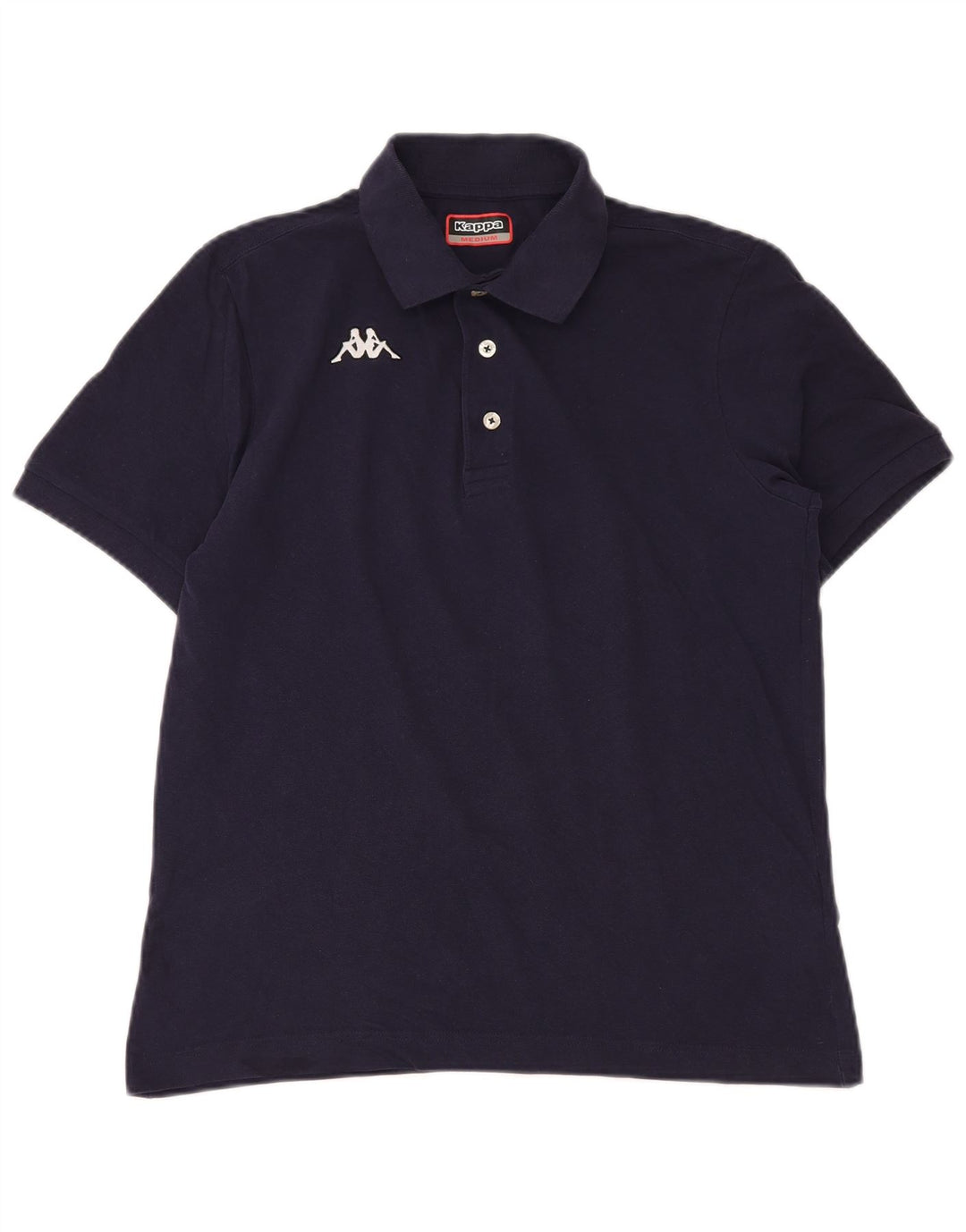 KAPPA Polo Homme Bleu Marine Moyen Coton