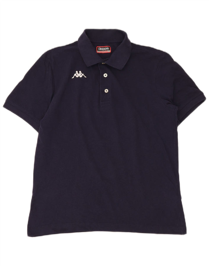 KAPPA Polo Homme Bleu Marine Moyen Coton