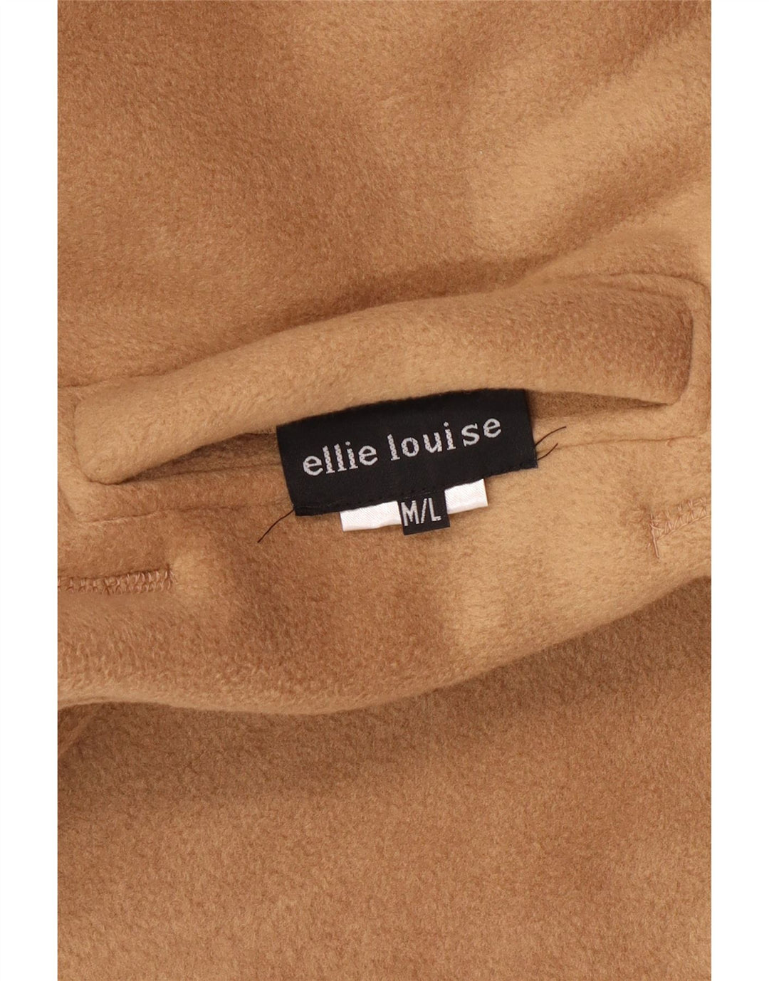 vintage Mens Fleece Réversible Gilet UK 38 Polyester Beige Moyen