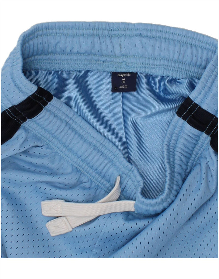 GAP Boys Graphic Sport Shorts 7-8 Years Medium Blue Colourblock Polyester Vintage Gap and Second-Hand Gap from Messina Hembry 