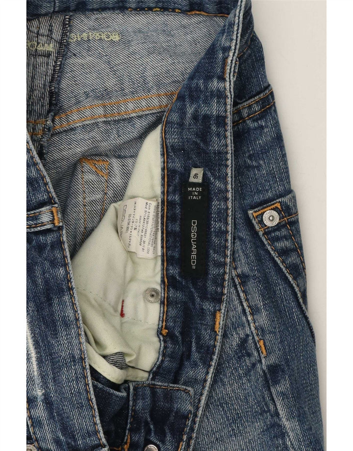 Dsquared Homme Jean Slim En Détresse IT 46 Petit W32 L30 Bleu Coton