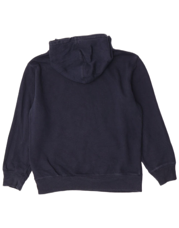 Gap Pull à capuche graphique pour garçon 13-14 ans 2XL Bleu marine Coton