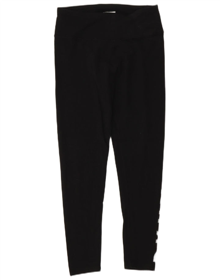 Dkny Leggings graphiques pour femmes UK 12 coton noir moyen