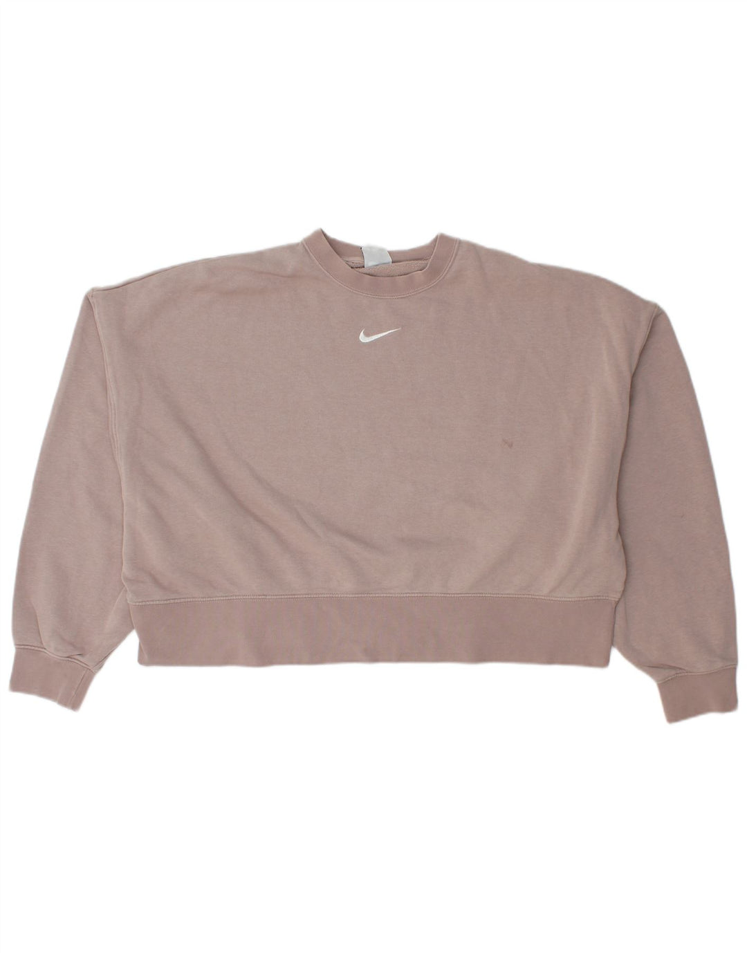 Nike Sweat-shirt court surdimensionné pour femme UK 14 en coton rose moyen