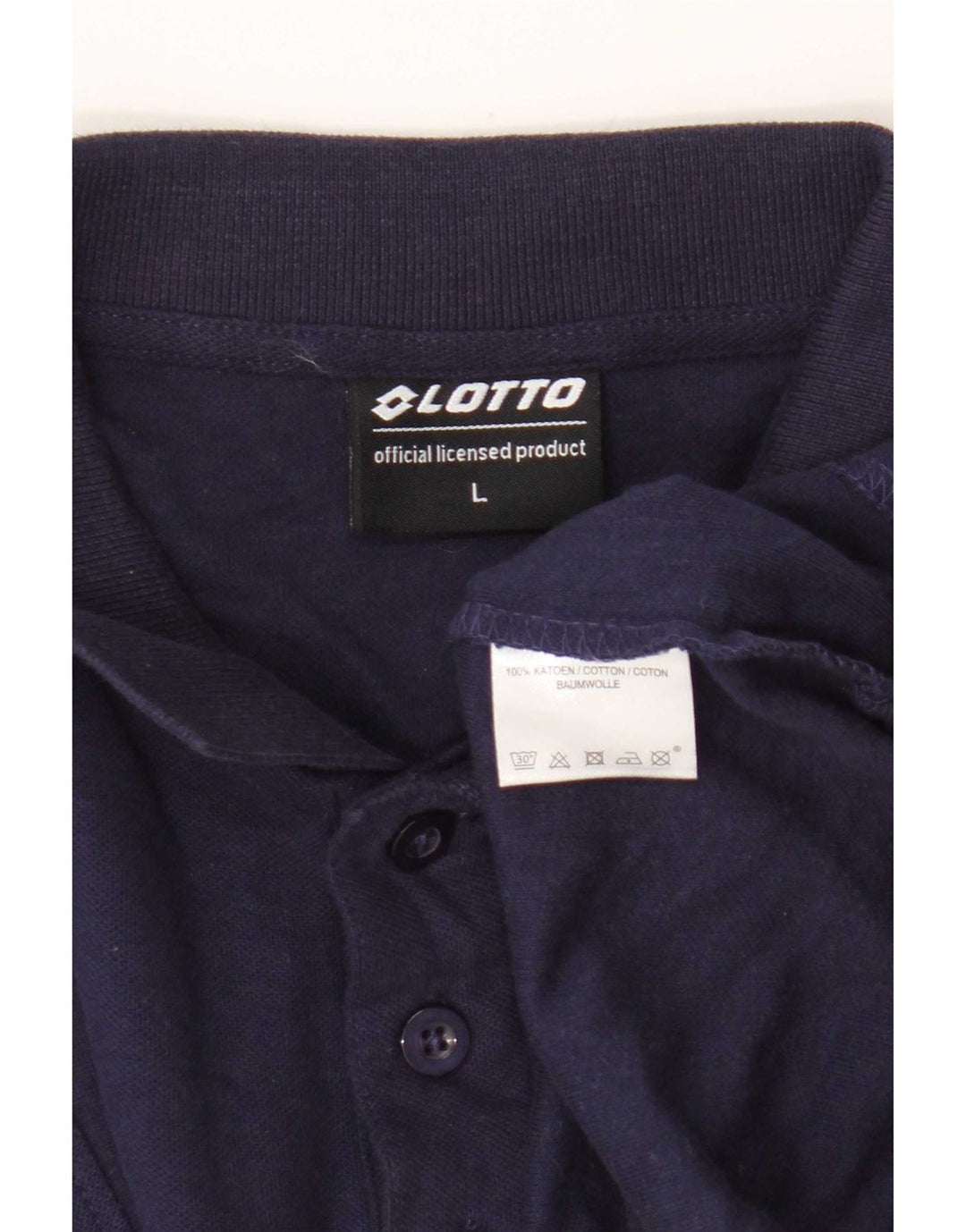 Lotto Polo Homme Grand Bleu Marine Coton