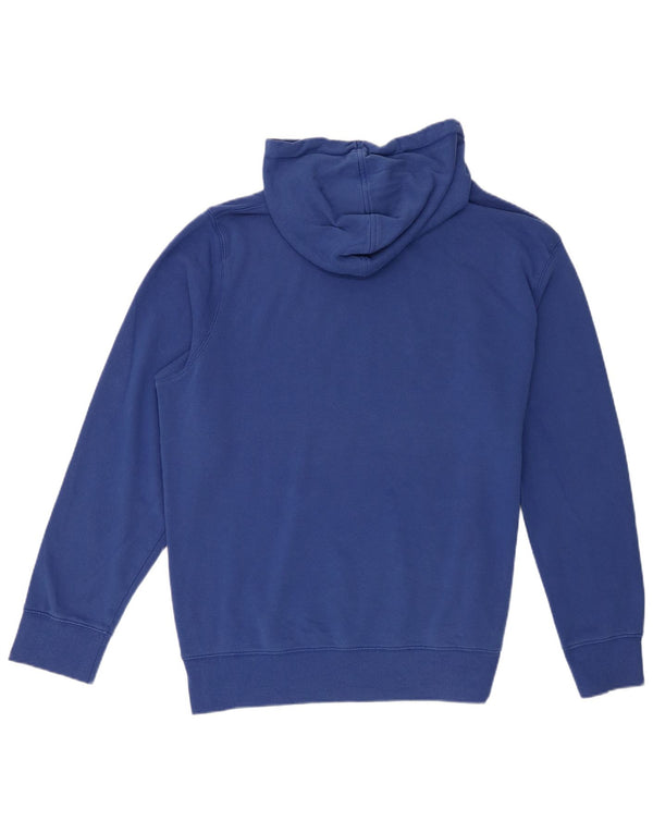 New Balance Pull à capuche graphique XL en coton bleu marine pour homme