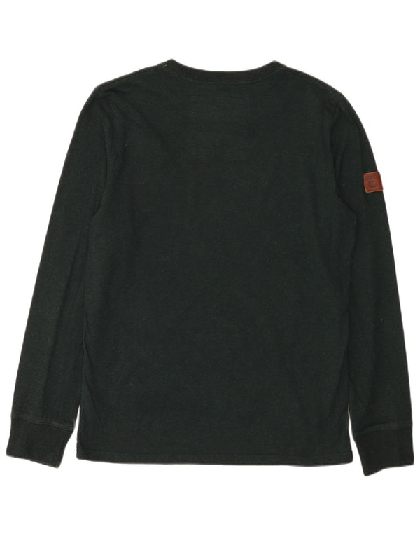 Superdry Haut graphique à manches longues XL en coton vert pour homme