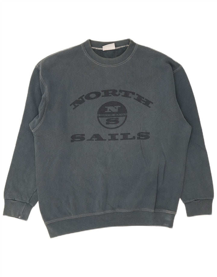 North Sails Sweat-Shirt Graphique Homme Bleu Moyen