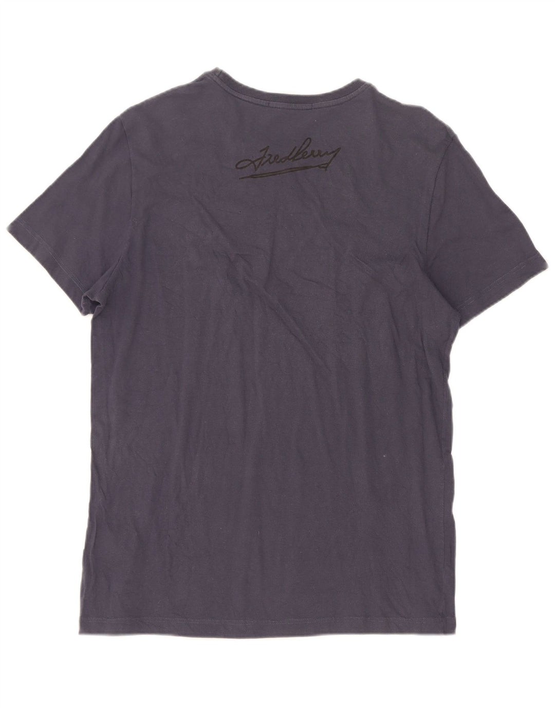 Fred Perry T-Shirt Homme Haut Large Bleu Marine Coton