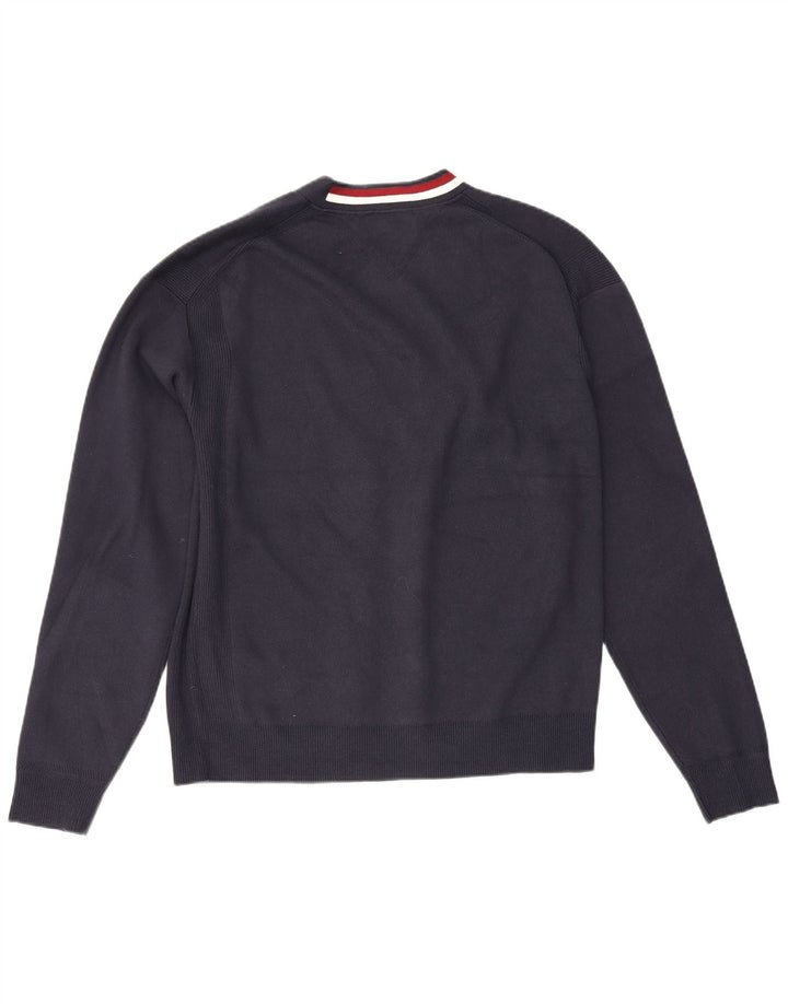 Tommy Hilfiger Pull Cardigan Homme Bleu Marine Moyen Coton