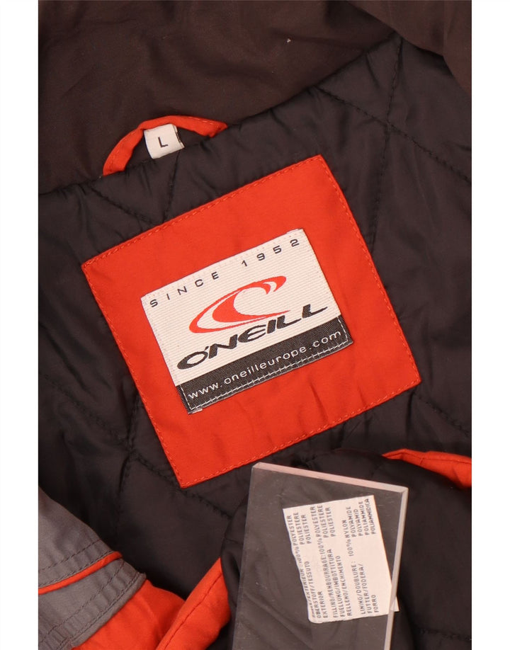 O'Neill Veste coupe-vent pour homme UK 40 Large Rouge Colorblock Polyester