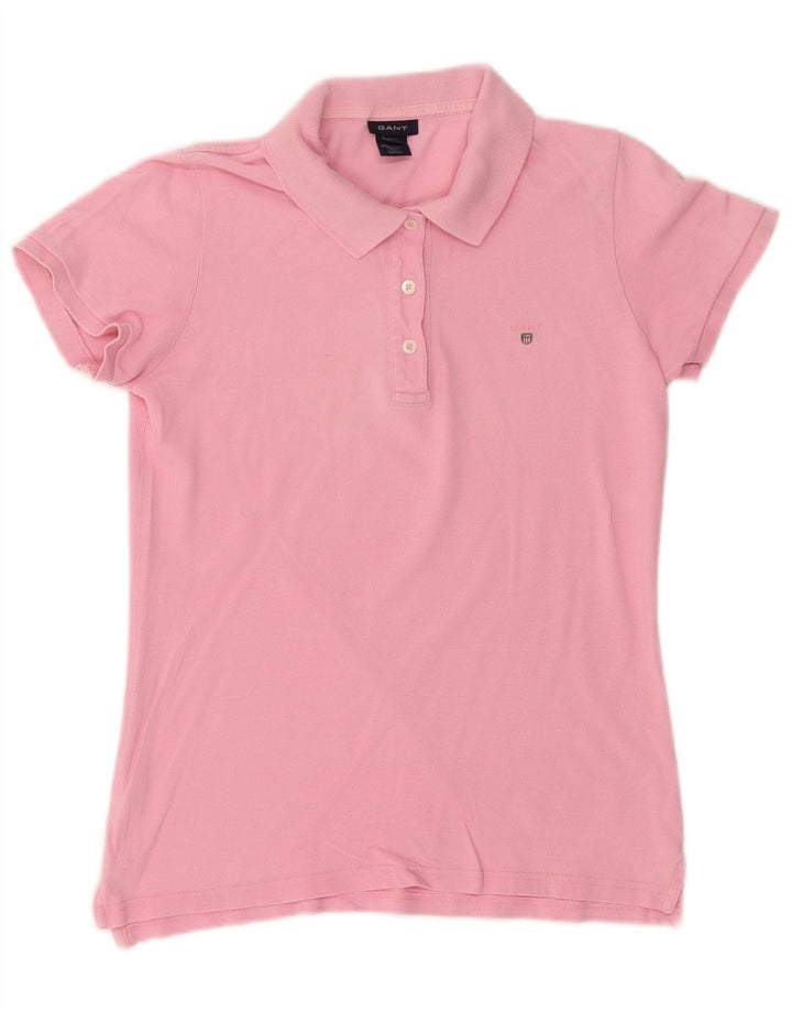 Gant Polo Femme UK 14 Coton Rose Moyen