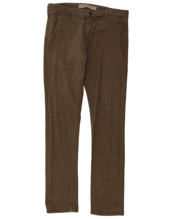Guess Pantalon Chino Slim Homme W32 L33 Kaki Coton