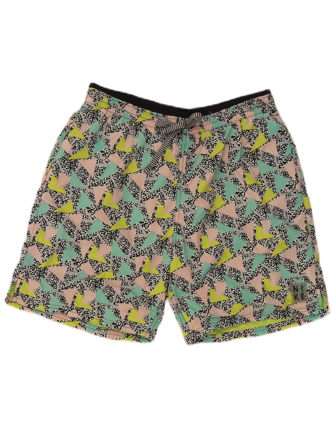 Nike Short de sport pour homme en polyester géométrique multicolore moyen
