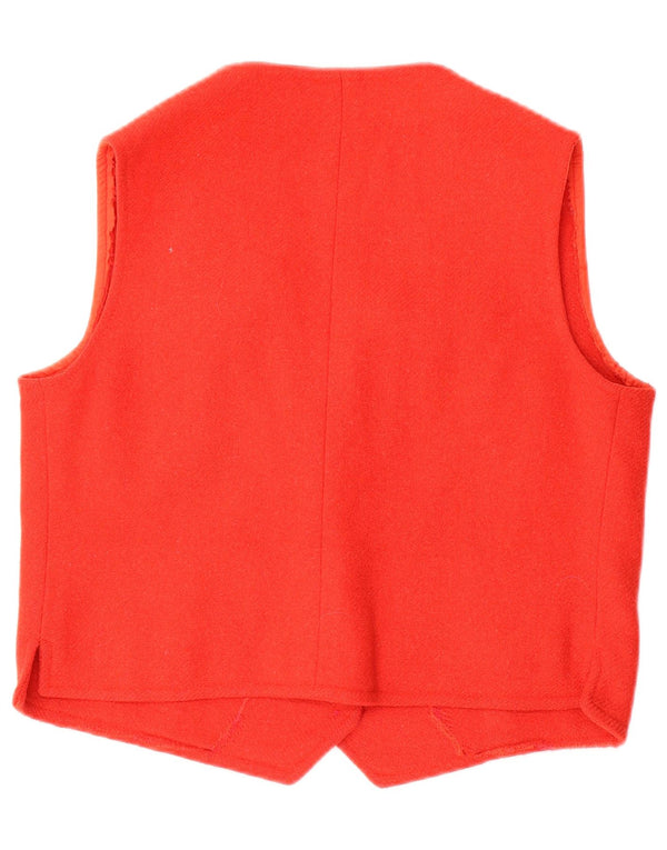 gilet femme vintage UK 16 Grand Rouge