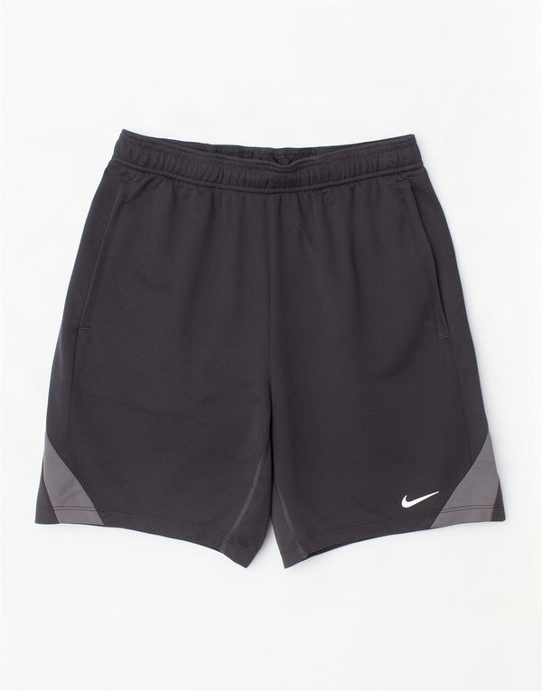 Nike Short de sport Dri Fit pour garçon 13-14 ans XL Noir Colorblock