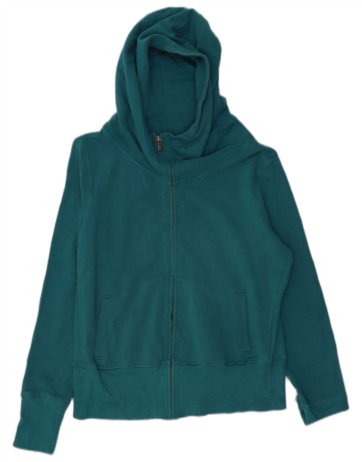 CHAMPION Pull à capuche zippé Elite pour femme UK 16 Grand coton turquoise