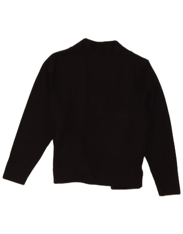 Marks & Spencer Pull Cardigan Ouvert Petite Femme UK 18 XL Viscose Noir