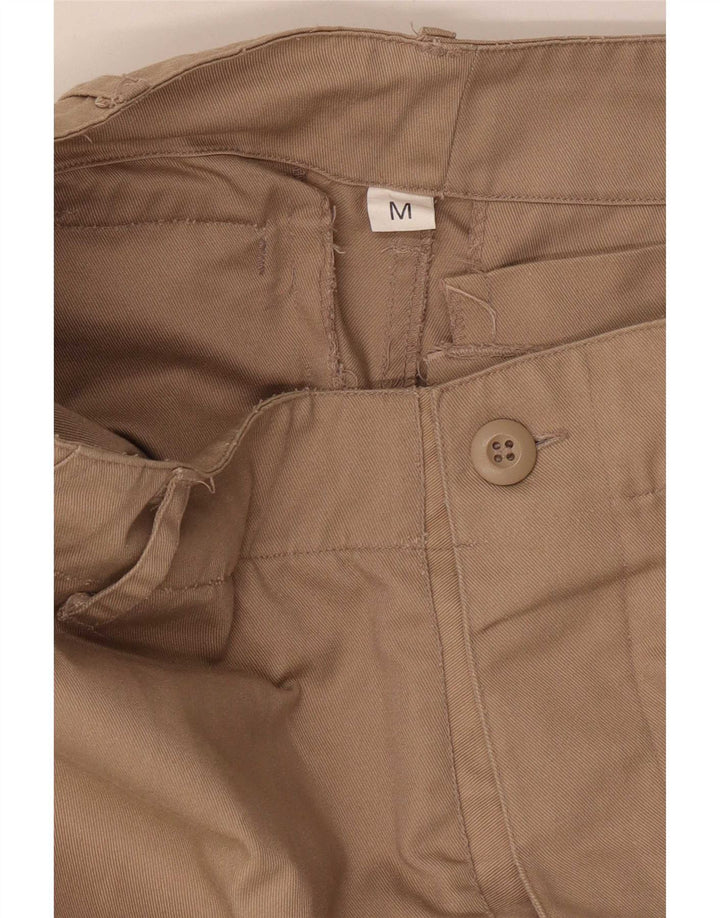vintage Mens Joggers Cargo Pantalon Moyen W34 L31 Beige