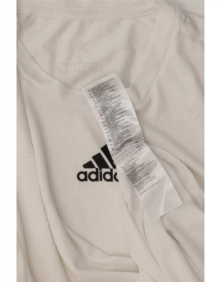 Adidas Hommes Aeroready T-Shirt Haut Petit Blanc Polyester