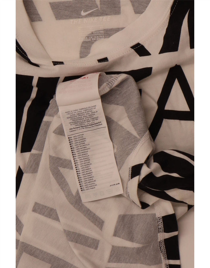NIKE Débardeur graphique fille 13-14 ans XL Blanc Coton