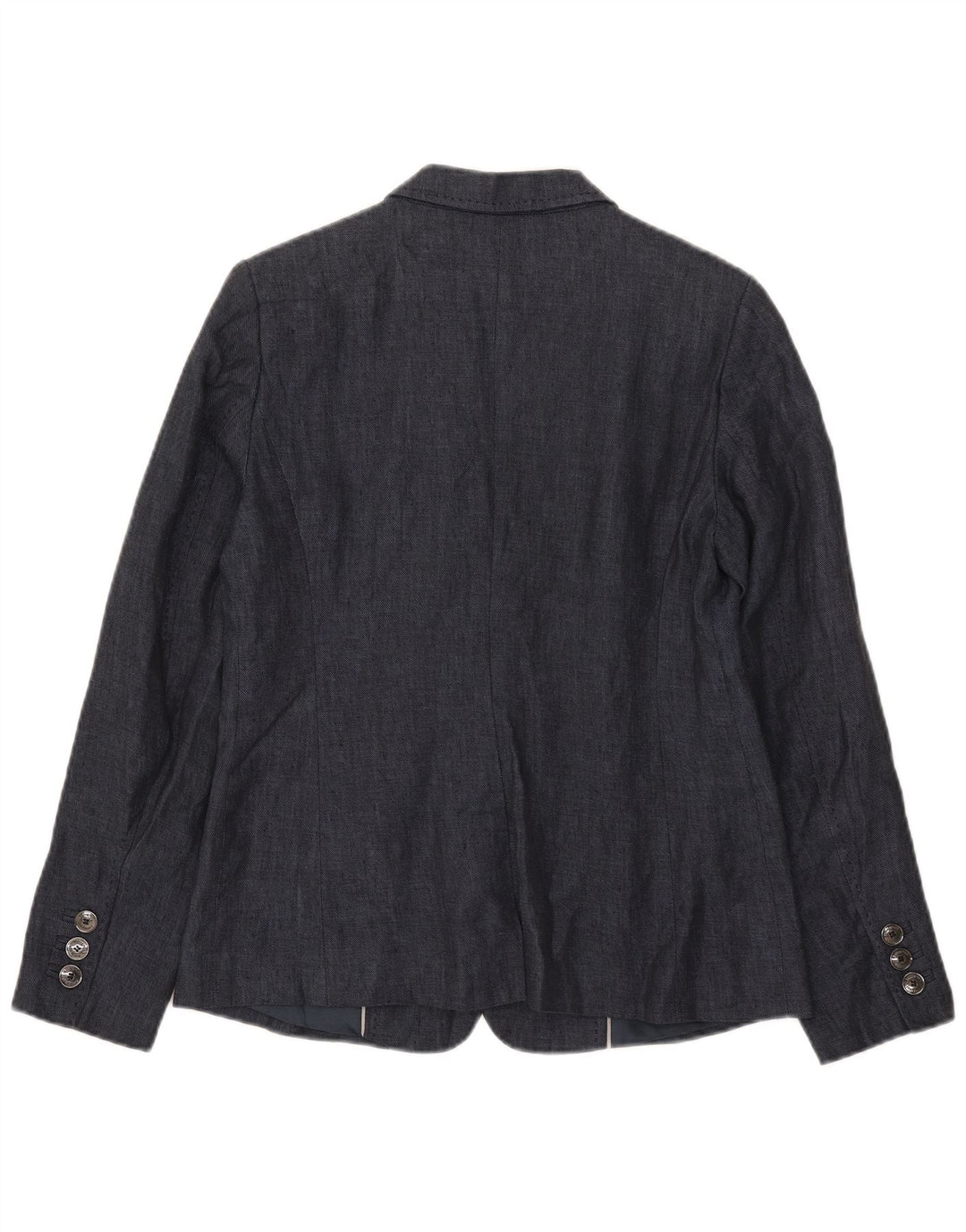 Marks & Spencer Veste blazer autographe pour femme UK 12 Bleu marine moyen