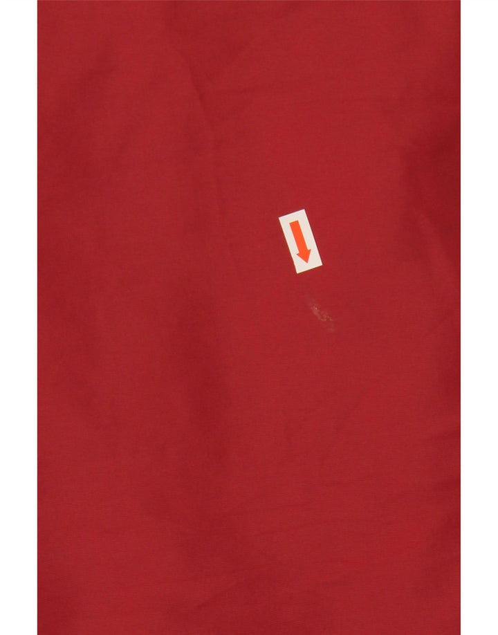 JACK & JONES Veste coupe-vent à capuche pour homme UK 38 Rouge moyen Colourblock