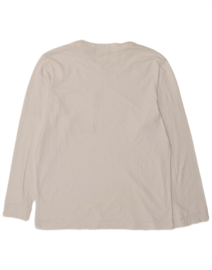 Calvin Klein Jeans Haut à manches longues pour homme Blanc Taille L