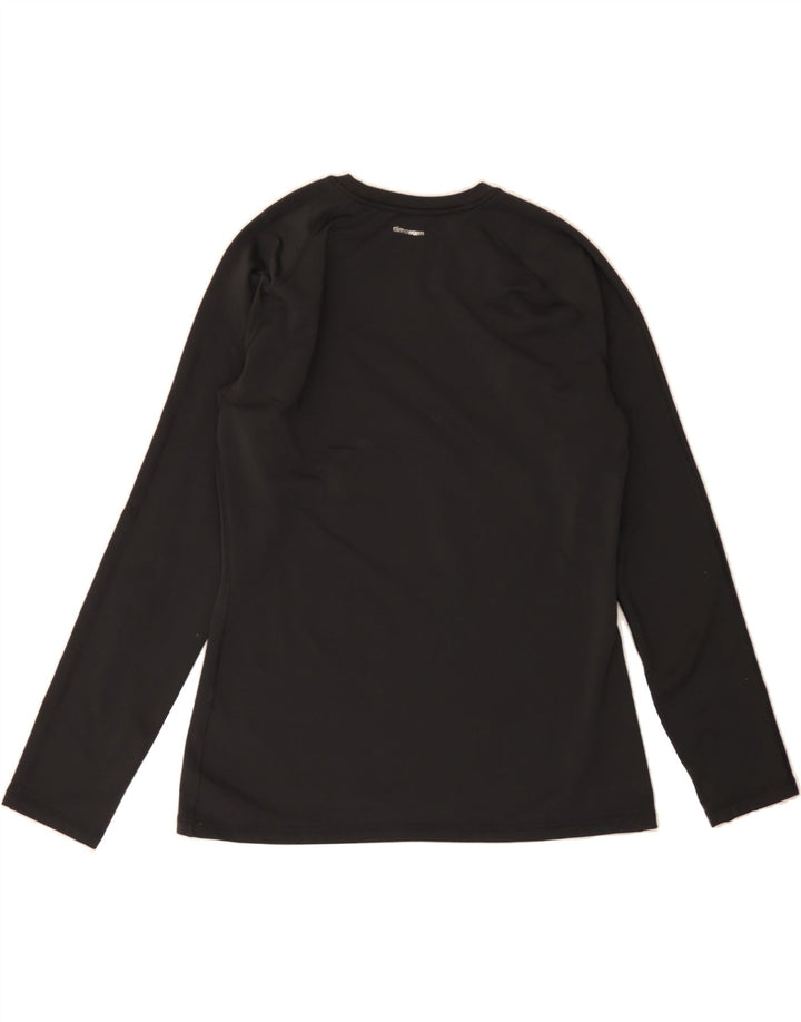 ADIDAS Womens Climawarm Top Long Sleeve UK 16/18 Large Black Polyester Vintage Adidas and Second-Hand Adidas from Messina Hembry 