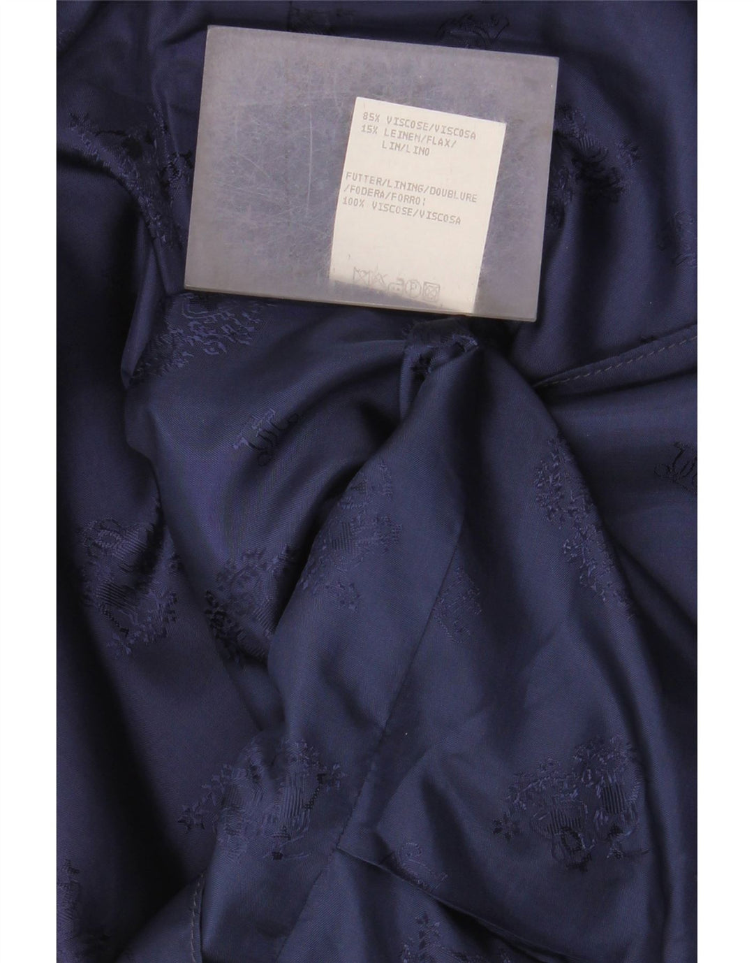 Julius Lang Gilet Homme IT 52 Large Multicolore Patchwork Viscose